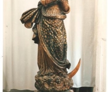 statua-lignea-laccata-e-dorata-prima-del-restauro